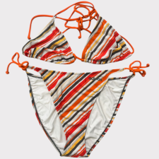 Adidas csinos csíkos bikini gyerek fürdőruha
