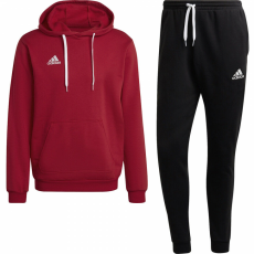 Adidas Entrada 22 pamut férfi tréningruha, piros/fekete, S