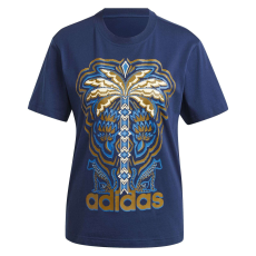 Adidas Farm Gfx Tee IV9758 női póló, kék S