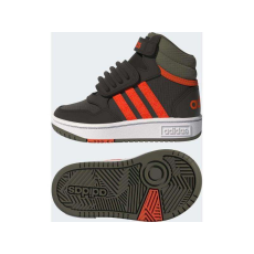 Adidas Hoops Mid 3.0 Ac I Adidas gyerek utcai cipő fekete/narancssárga 27-es méretű