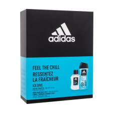 Adidas Ice Dive ajándékcsomagok Eau de Toilette 100 ml + tusfürdő 250 ml férfiaknak kozmetikai ajándékcsomag