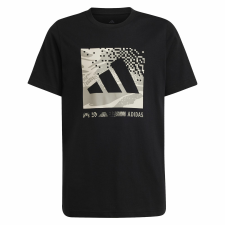 Adidas J Camo Logo Tee JD4643 Gyerek Póló Fekete 152 gyerek póló