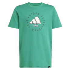 Adidas J Fun Tee JI6689 Gyerek Póló Zöld 176