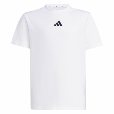 Adidas J Sl Tee 160 JC9774 Gyerek Fehér Póló 128 gyerek póló