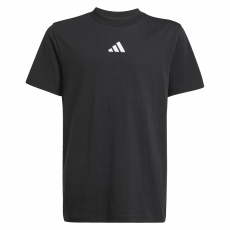 Adidas J Sl Tee 160 JC9776 Gyerek Póló Fekete 128