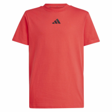 Adidas J Sl Tee 160 JE1372 Gyerek Piros 164 Póló