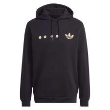 Adidas Kapucnis felső Adidas logó motorháztető HK2761 Férfi Fekete S férfi pulóver, kardigán