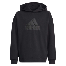 Adidas kapucnis pulóver U Fi Logo Hd HR6301 Gyerekek Fekete 128