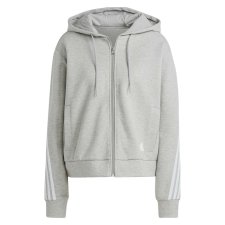 Adidas kapucnis pulóver W Fi 3s Fz IB8511 Nők Szürke M női pulóver, kardigán