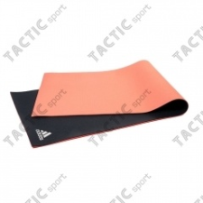 Adidas Kétrétegű yogaszőnyeg, 173x61x0,6cm, piros/szürke jóga felszerelés