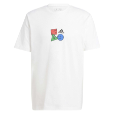Adidas M Positive T póló IW2646 férfi fehér L férfi póló