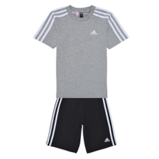 Adidas Melegítő együttesek Essentials 3-Stripes Tee and Shorts Set Szürke 6 / 7 éves