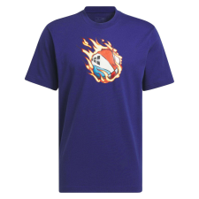 Adidas On Fire G T IY1161 férfi póló, kék M férfi póló