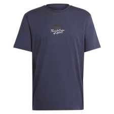Adidas Póló Adidas M Bl Sig T IW2673 Férfi Navy Blue XL férfi póló
