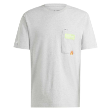 Adidas Póló Adidas M Remoji Pkt T IW2696 Férfi Szürke XL férfi póló