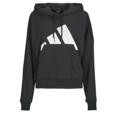 Adidas Pulóverek Essentials Big Logo French Terry Loose Hoodie Fekete EU S