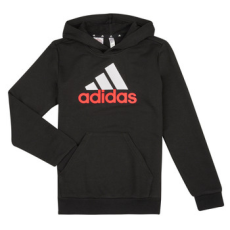 Adidas Pulóverek Essentials Two-Colored Big Logo Cotton Hoodie Fekete 7 / 8 éves