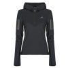 Adidas Pulóverek Own The Run Winterized Hooded Half-Zip Fekete EU L