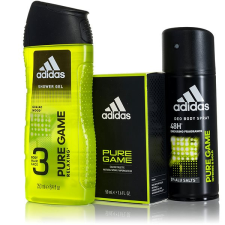 Adidas Pure Game EdT Set 450 ml kozmetikai ajándékcsomag