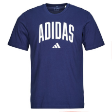 Adidas Rövid ujjú pólók Collegiate Lineage Graphic T-Shirt Kék EU M