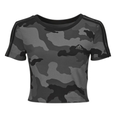 Adidas Rövid ujjú pólók Essentials 3-Stripes Camo Print Baby T-Shirt Fekete EU M