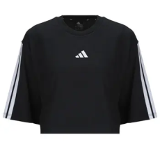 Adidas Rövid ujjú pólók Essentials 3-Stripes Cotton Loose T-Shirt Fekete EU M