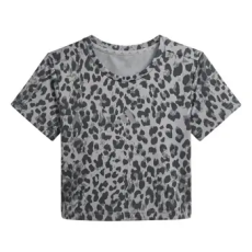 Adidas Rövid ujjú pólók SEASONAL ANIMAL PRINT SPORT T-SHIRT Szürke 13 / 14 éves