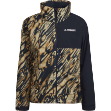 Adidas Terrex Multi RAIN.RDY Print férfi dzseki, sötétkék/barna, M férfi kabát, dzseki