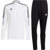Adidas Tiro 21 Track férfi tréningruha, fehér/fekete, 2XL
