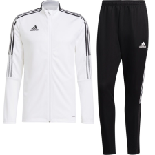 Adidas Tiro 21 Track férfi tréningruha, fehér/fekete, 2XL férfi edzőruha