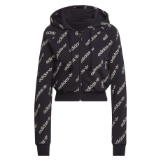 Adidas vágott TT mono kapucnis pulóver HM4889 női fekete 42