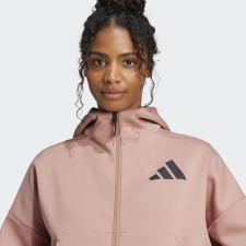 Adidas W Z.n.e. Fz JC5394 női kapucnis pulóver rózsaszín M női pulóver, kardigán