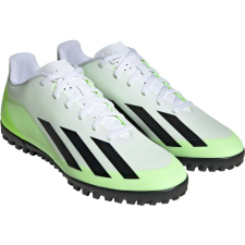 Adidas X Crazyfast.4 férfi sportcipő, fehér/neonzöld, 44 férfi cipő