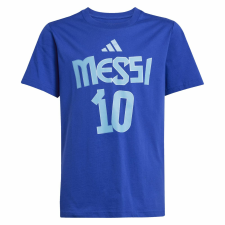 Adidas Y Messi N&n G T JJ1417 póló gyerek kék 164 gyerek póló