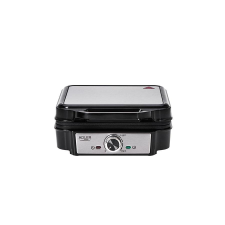 ADLER AD 3083 waffle iron 4 waffle 1800 W Black, Silver kenyérpirító