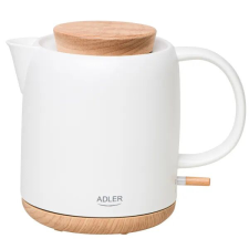 ADLER Adler kerámia vízforraló 1l, 1200w, ekrü vízforraló és teáskanna