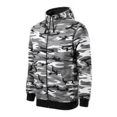 ADLER CAMO ZIPPER férfi kapucnis fels?