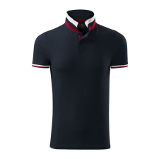 ADLER Collar Up galléros póló férfi szürkéskék M férfi póló