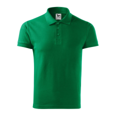 ADLER Férfi galléros póló Cotton Heavy - Középzöld - XXL