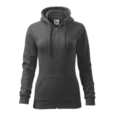 ADLER Női felső Trendy Zipper - Acélszürke - M munkaruha