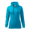 ADLER Női felső Trendy Zipper - Türkiz - S