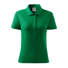 ADLER Női galléros póló Cotton Heavy - Középzöld - XS