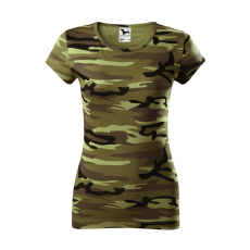 ADLER Női póló Camo Pure - Terepszínű zöld - L