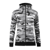 ADLER Női pulóver Camo Zipper - Terepszínű szürke - XXL