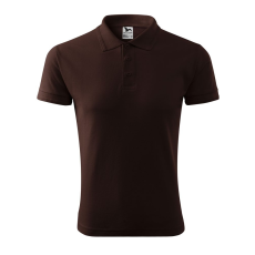 ADLER Pique Polo galléros póló férfi kávé 3XL