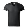 ADLER Slim Fit V-neck póló férfi ébenszürke XL