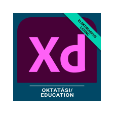 Adobe XD for teams - Oktatási, Többnyelvű, Új előfizetés, 12 hónap multimédiás program