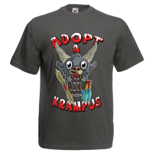Adopt a Krampus - Karácsonyi Férfi Póló férfi póló