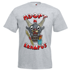  Adopt a Krampus - Karácsonyi Férfi Póló