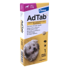  AdTab 112 mg rágótabletta kutyák részére (> 2,5–5,5 kg)